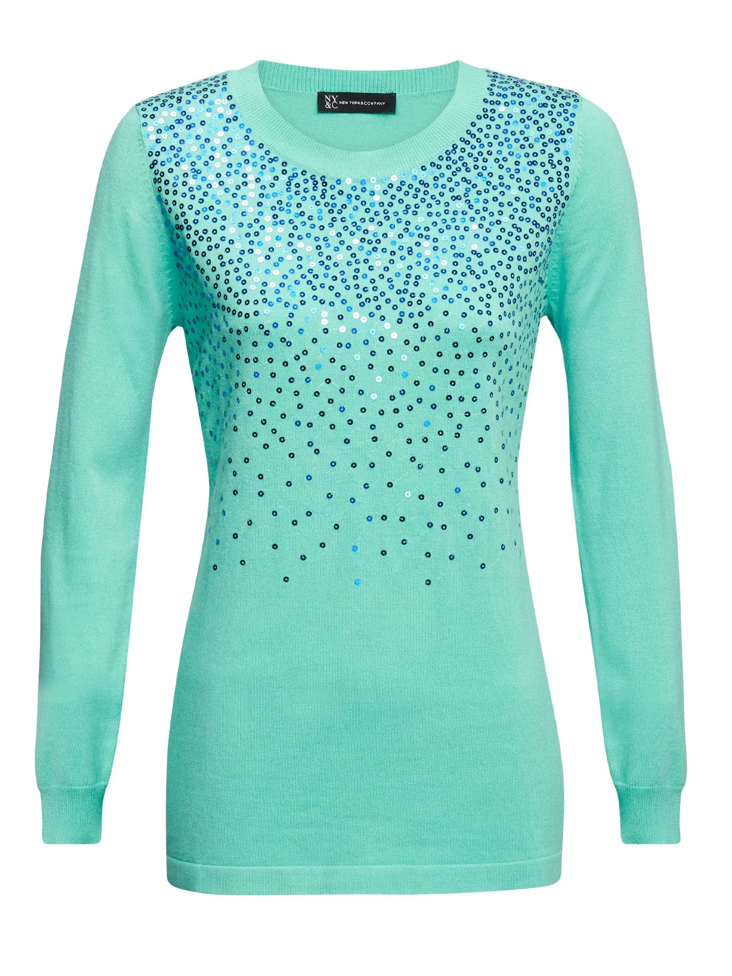 Sequin Crewneck Sweater