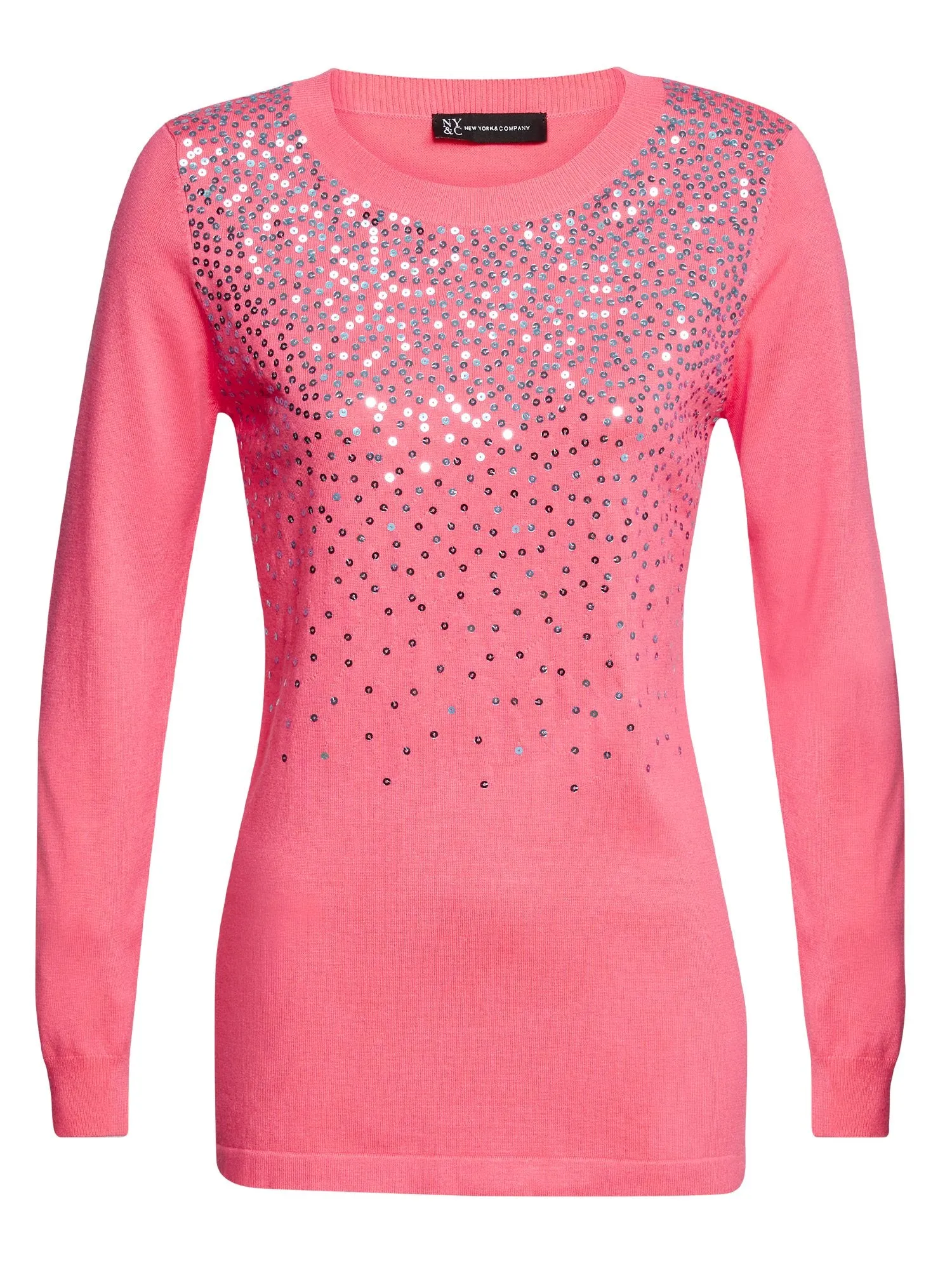 Sequin Crewneck Sweater