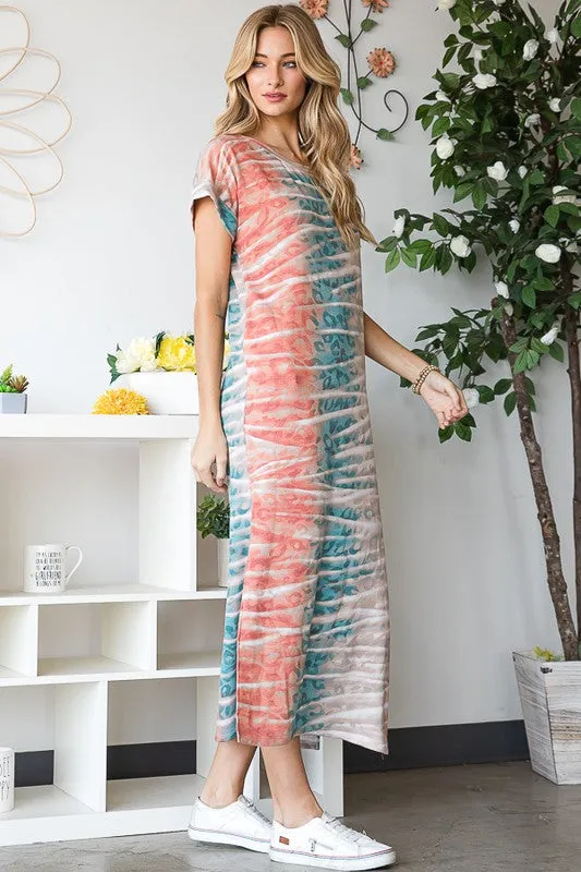 SIDE SLITS MAXI DRESS Plus Size -  Online Exclusive