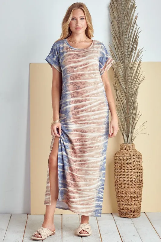 SIDE SLITS MAXI DRESS Plus Size -  Online Exclusive