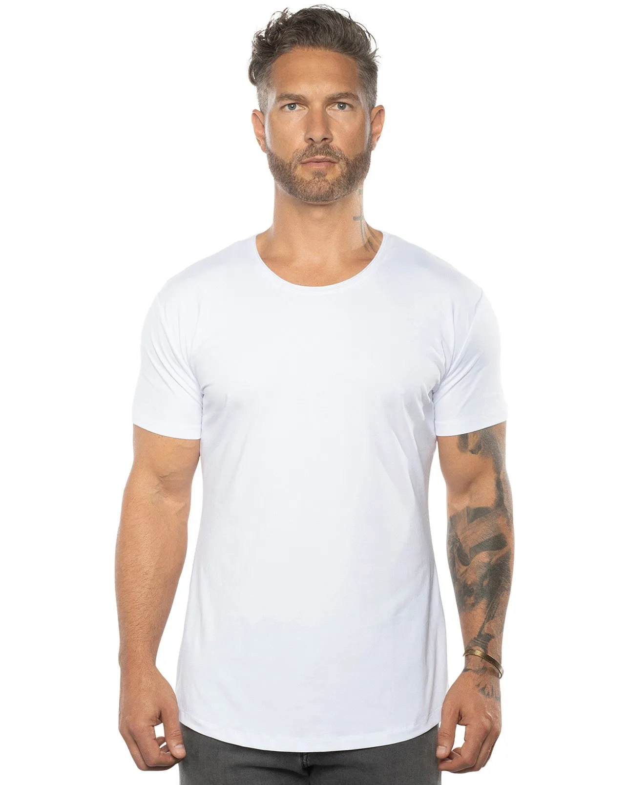 Silas Raw Neck Slim Fit Tee [Restock Est Jan 2025]