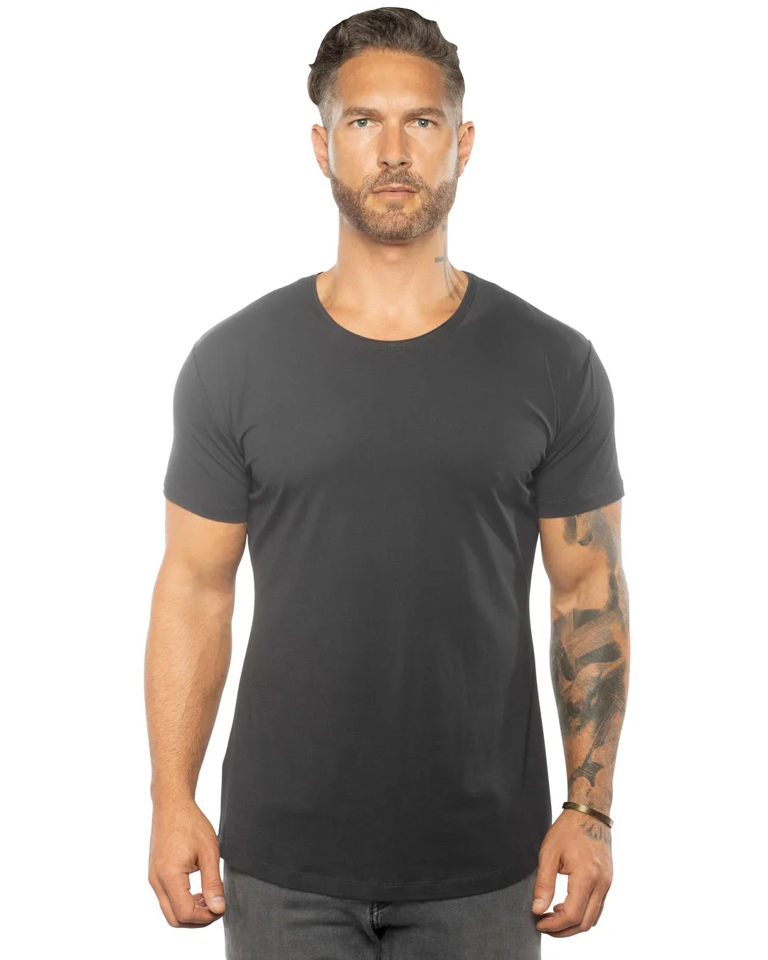 Silas Raw Neck Slim Fit Tee [Restock Est Jan 2025]