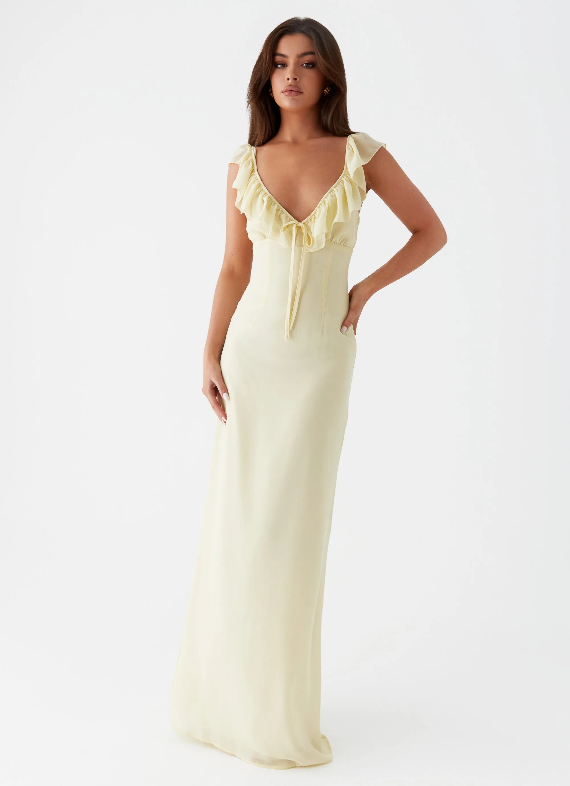 Silvie Maxi Dress - Yellow