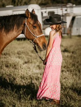 Simran Maxi Dress - Pink