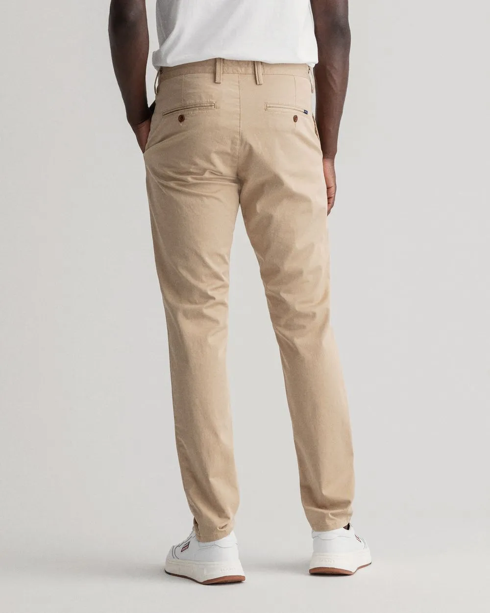 Slim Fit Twill Chino - Dark Khaki