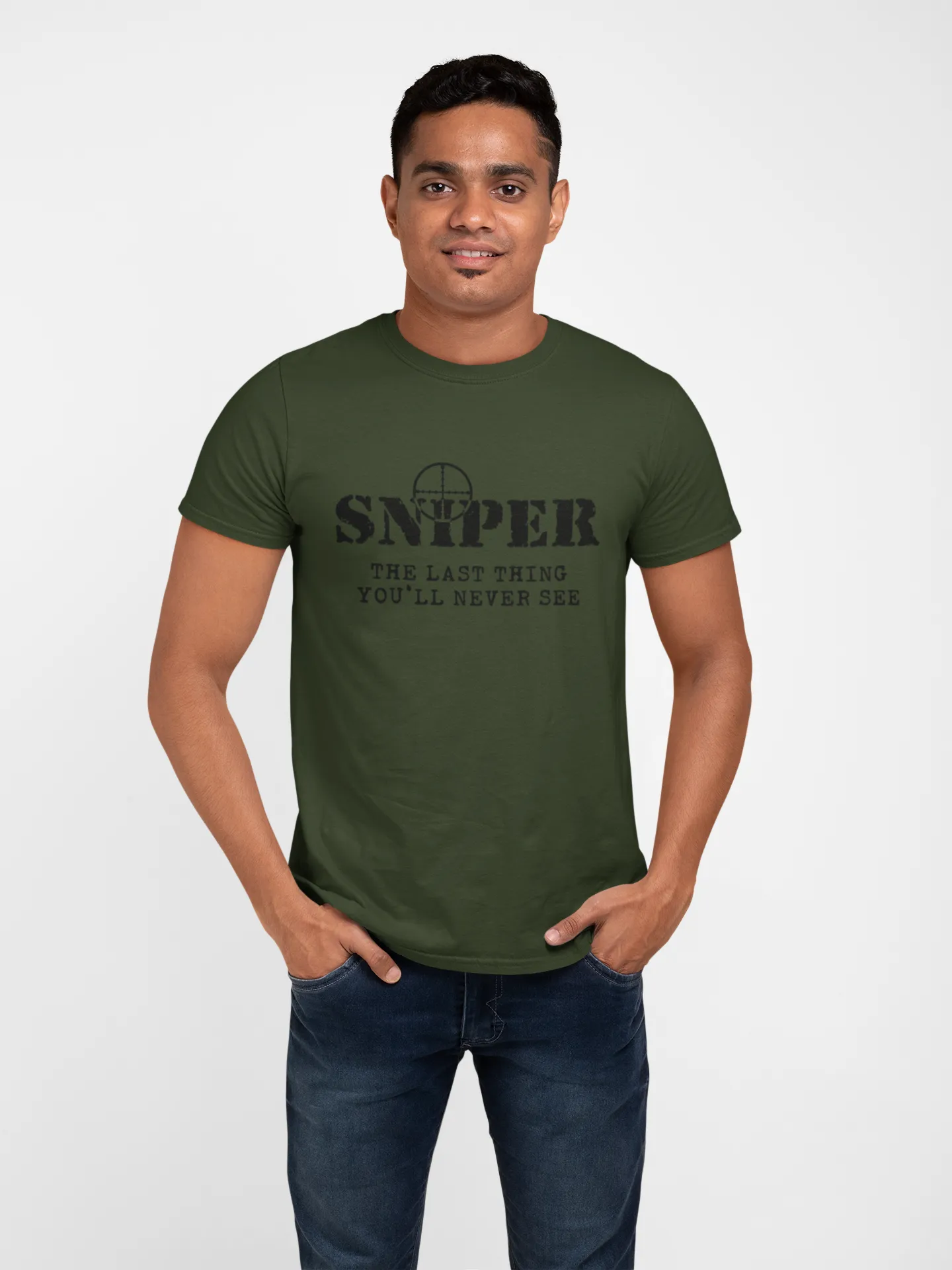 Sniper T-shirt - Sniper, The Last Thing You'll Never See (Men)