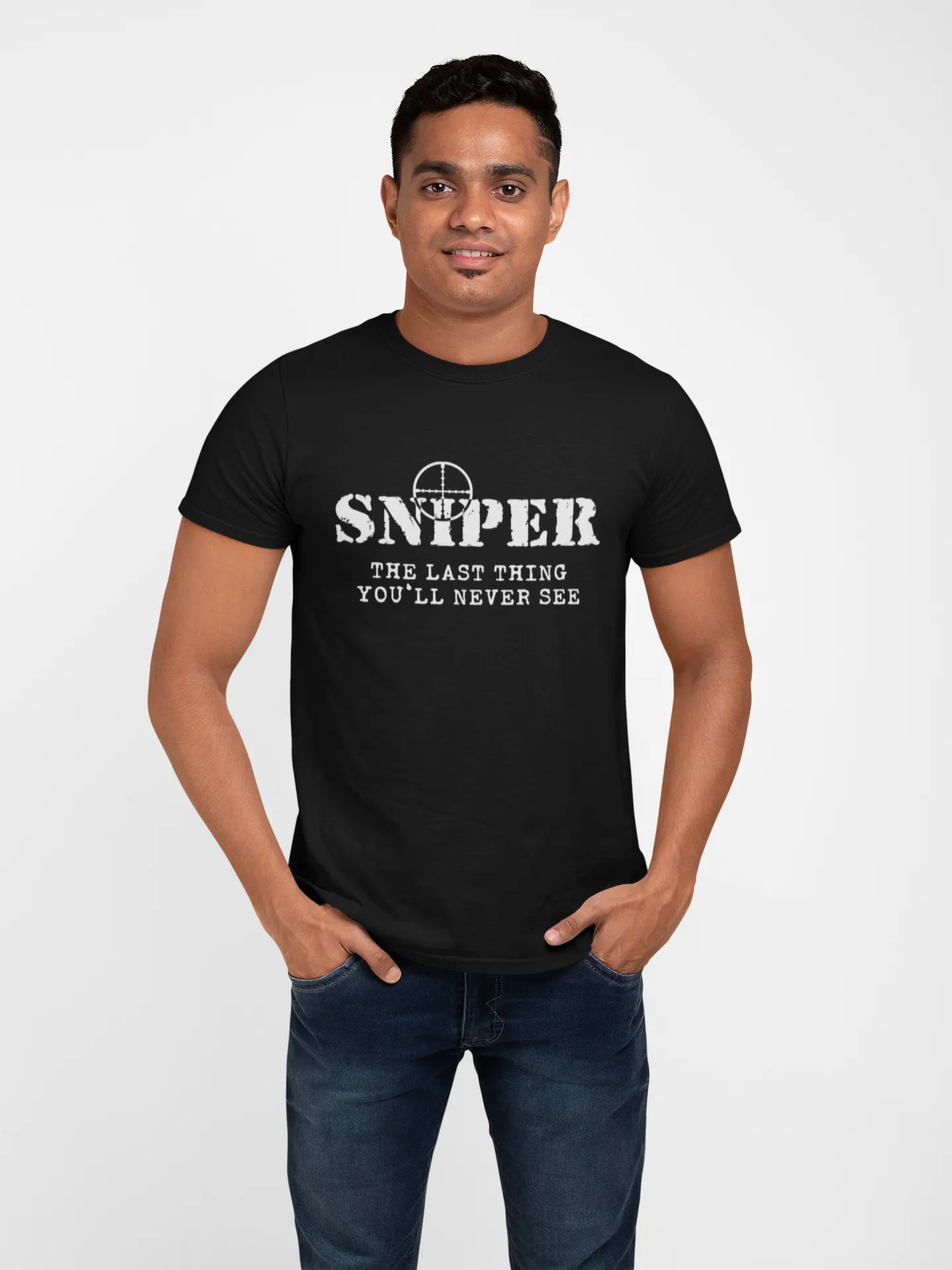 Sniper T-shirt - Sniper, The Last Thing You'll Never See (Men)