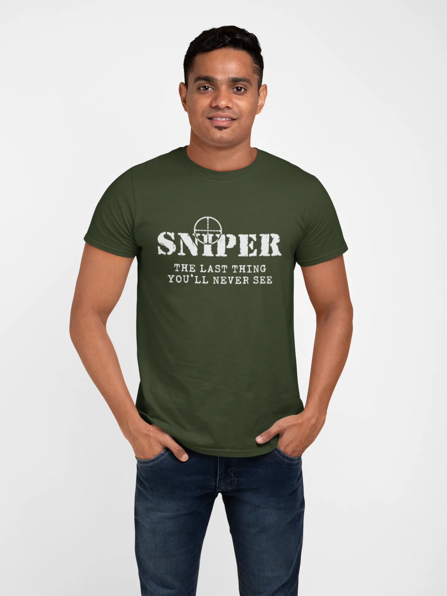 Sniper T-shirt - Sniper, The Last Thing You'll Never See (Men)