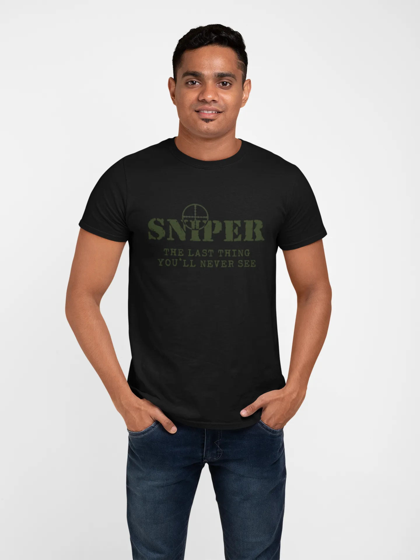 Sniper T-shirt - Sniper, The Last Thing You'll Never See (Men)