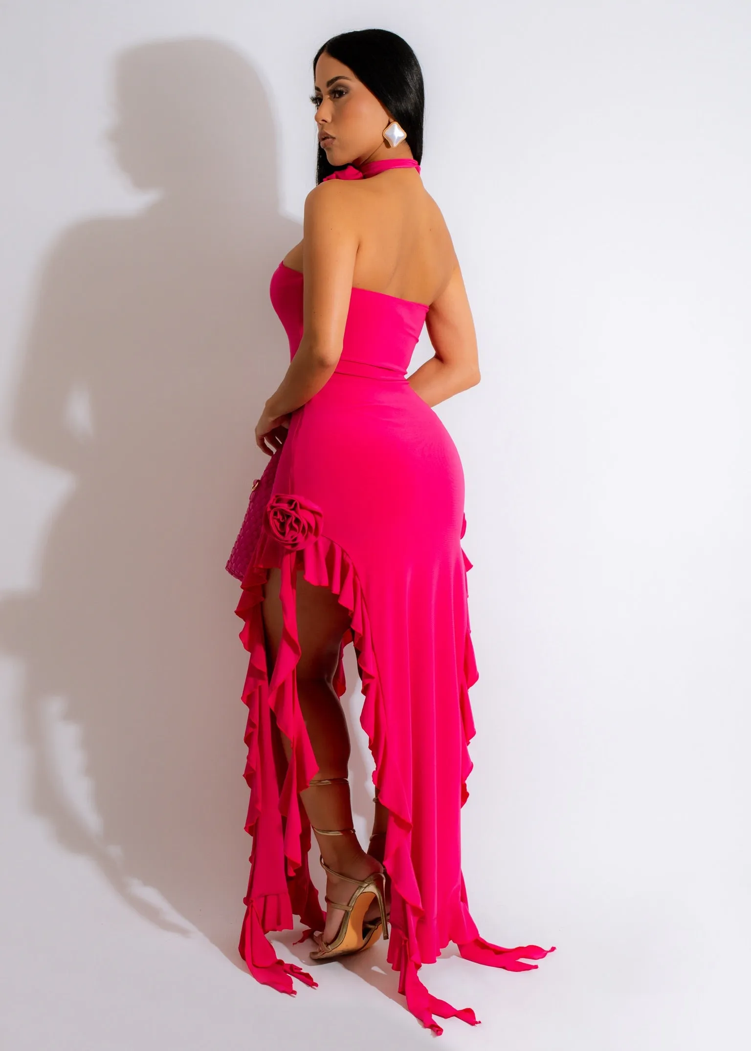 Steal A Kiss From Me Maxi Dress Pink