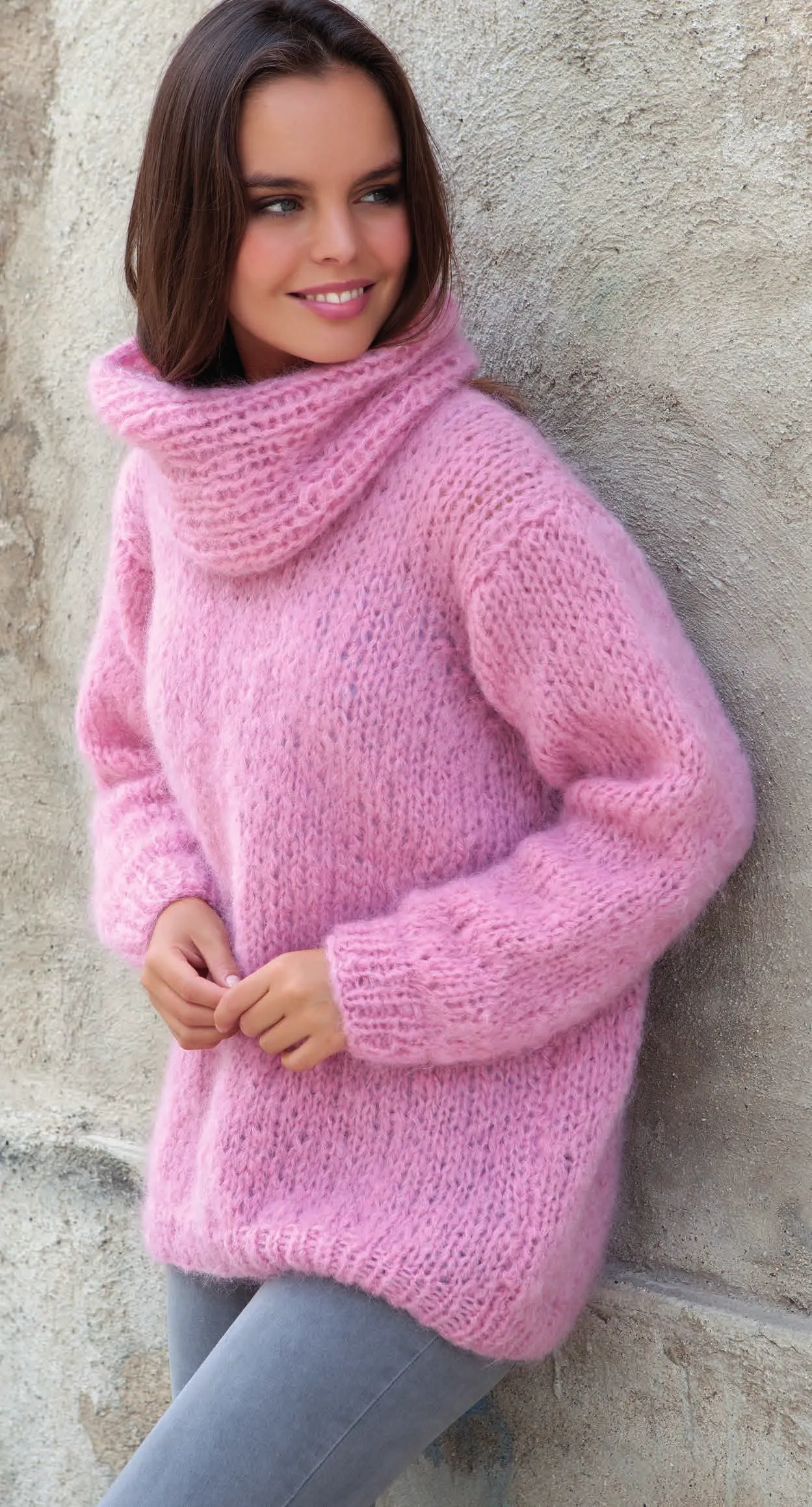 Strickanleitung Pullover aus Ingenua Mohair schnell gestrickt