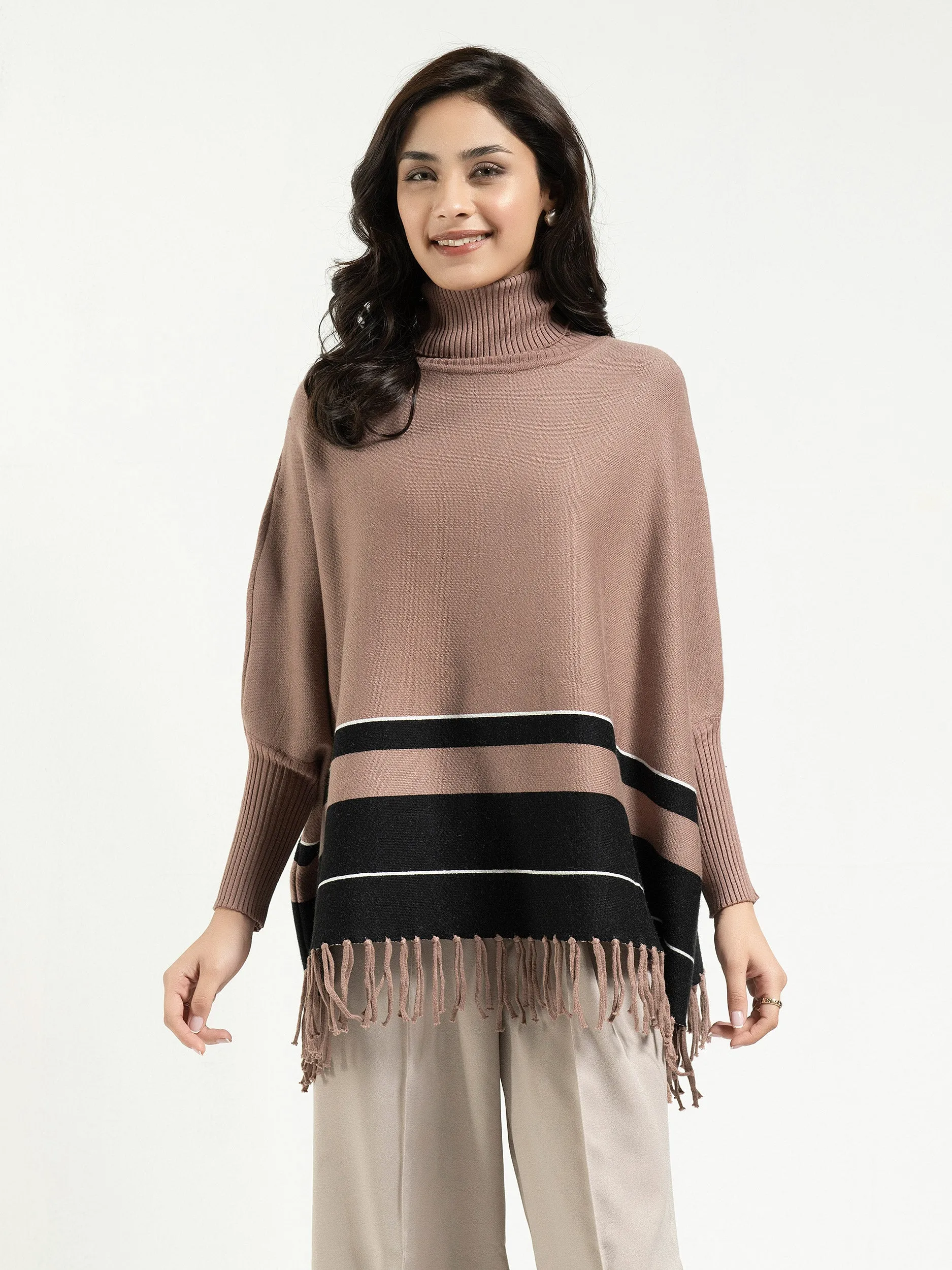 Striped Poncho