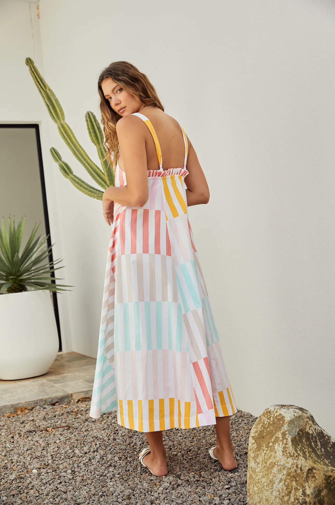 Susie Maxi Dress - Multi Stripe