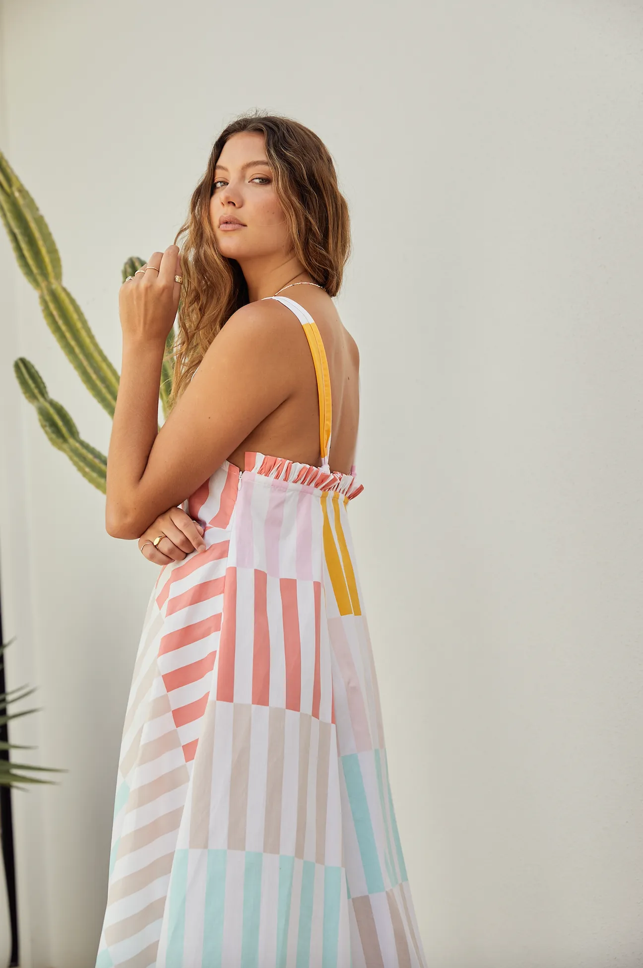 Susie Maxi Dress - Multi Stripe