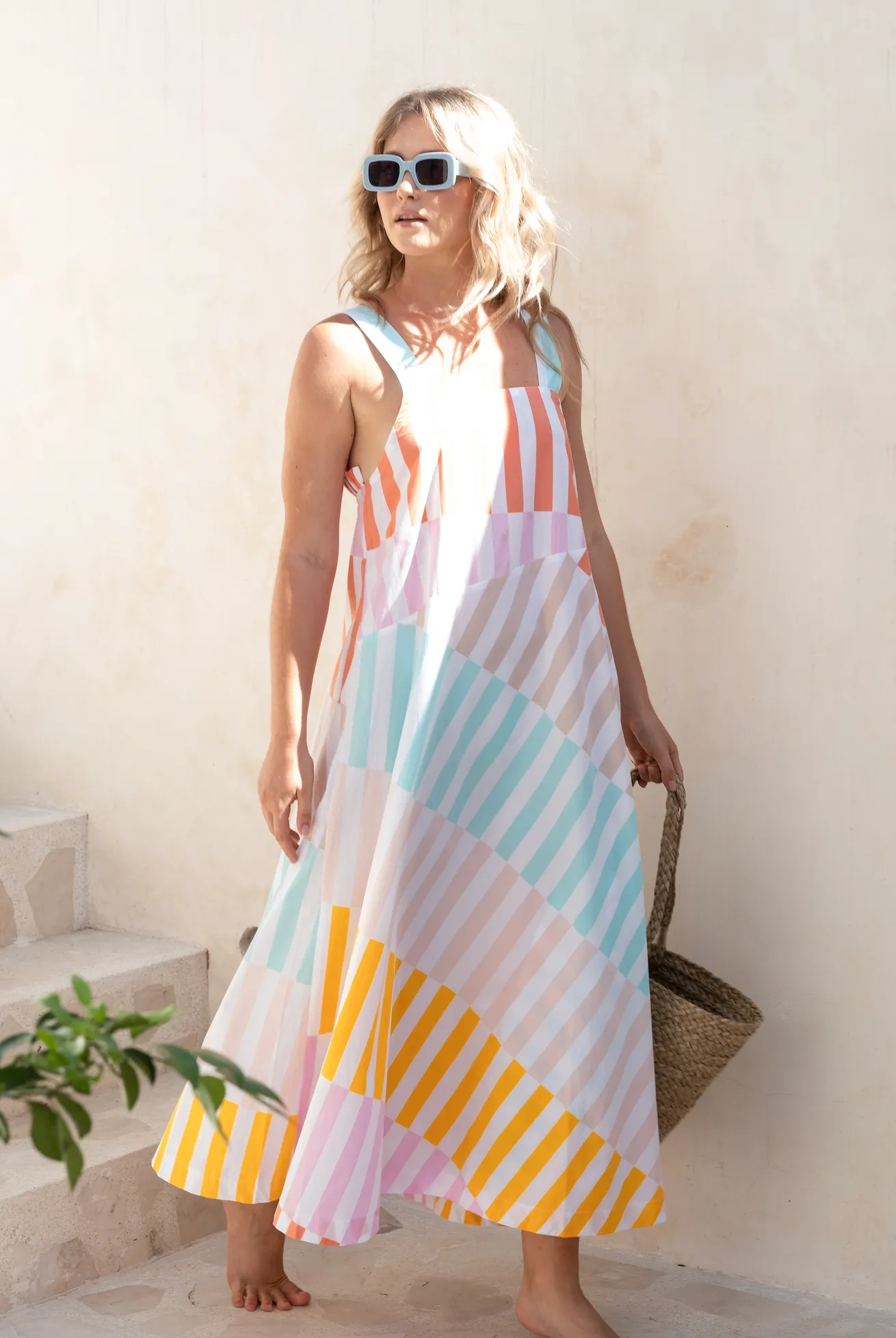 Susie Maxi Dress - Multi Stripe