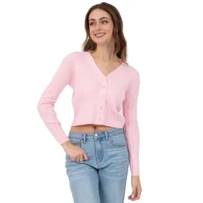 SWEATER PARA MUJER WITH BUTTONS CROP BASIC FOREVER 21