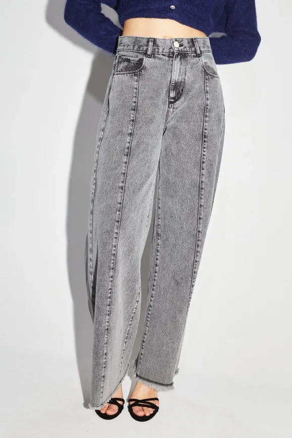 Swiggy Palazzo Gray Jeans