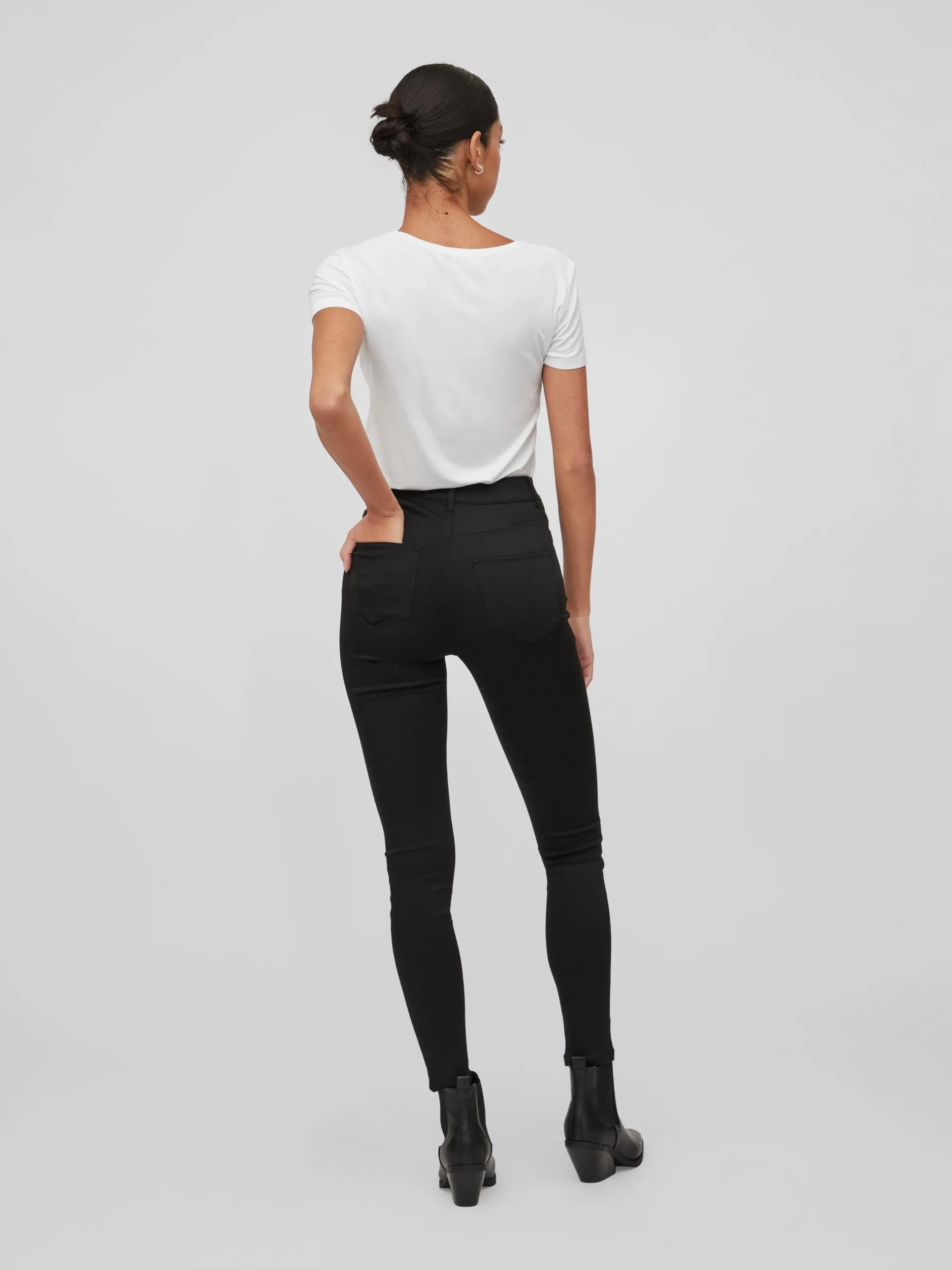 TAY HIGH WAISTED SKINNY JEANS (BLACK)