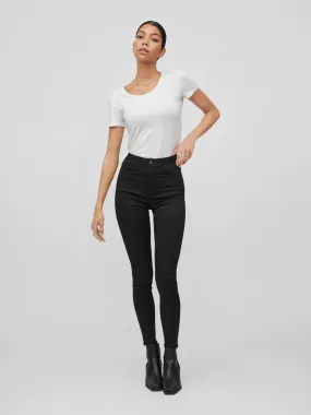 TAY HIGH WAISTED SKINNY JEANS (BLACK)