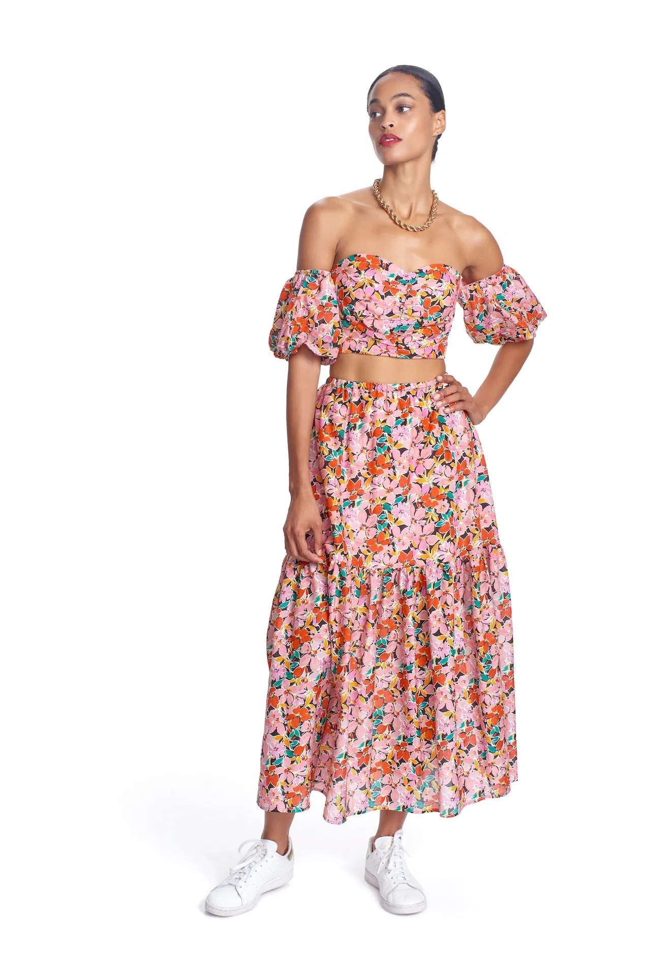 THE LUCCA SKIRT - MINI FLORAL