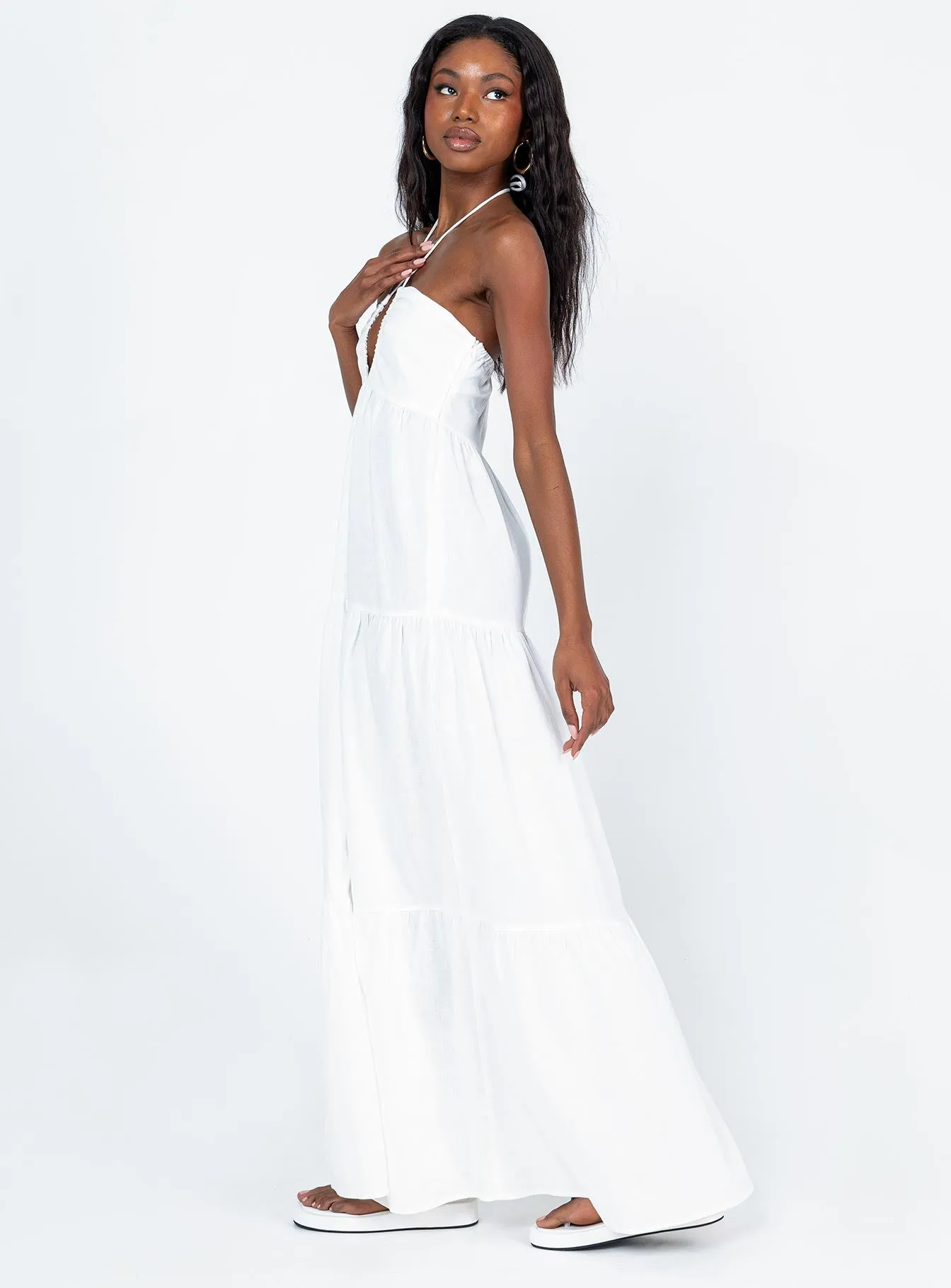 Toleet Lincoln Maxi Dress White