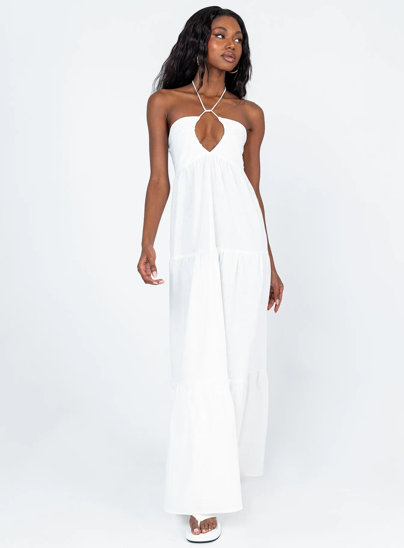 Toleet Lincoln Maxi Dress White