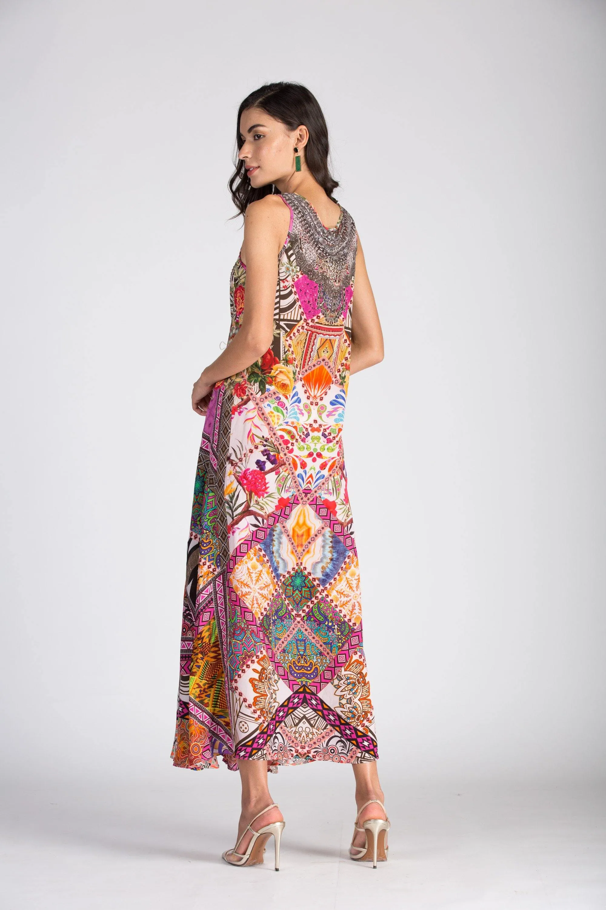 TUNISIA - SLEEVELESS MAXI DRESS