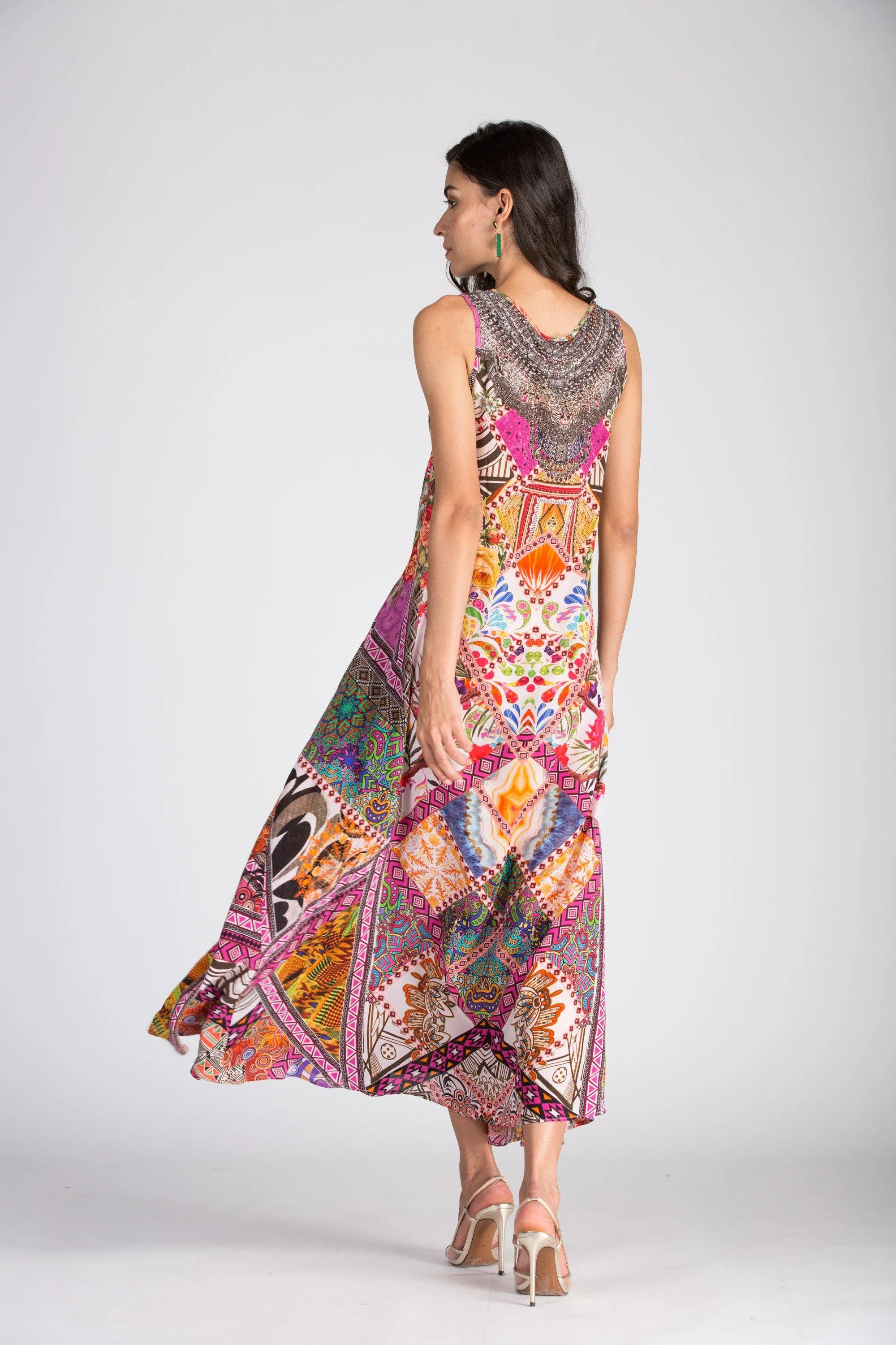 TUNISIA - SLEEVELESS MAXI DRESS