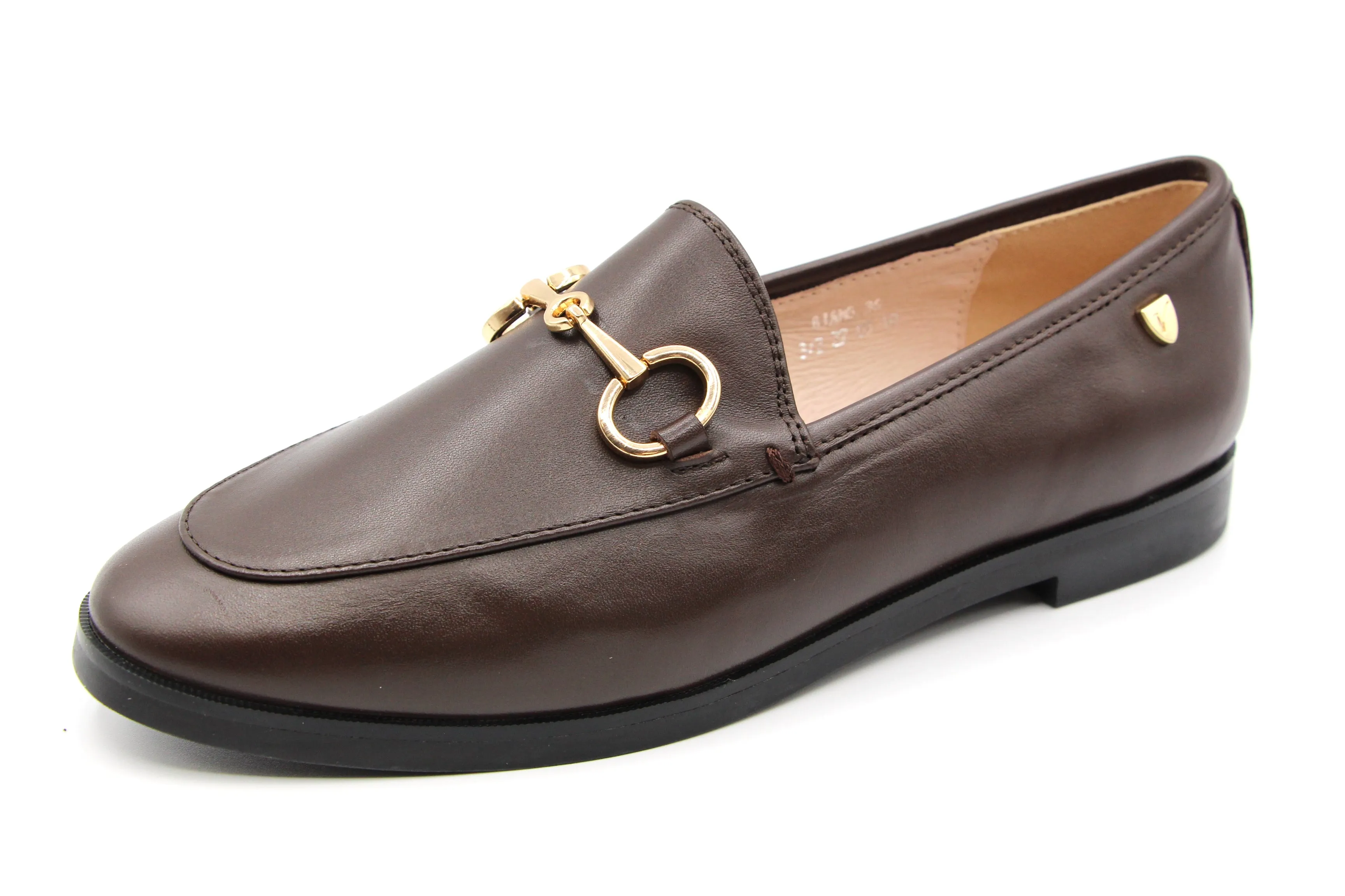 Venettini  Brown Slip On with Bit Chain Rian8