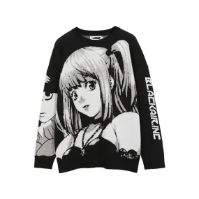 Vintage Anime Knitted Sweater