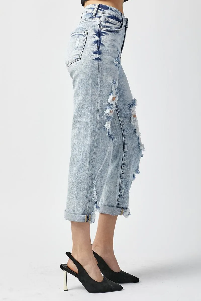 Weekend Getaway City Chic High-Rise Boyfriend Jeans