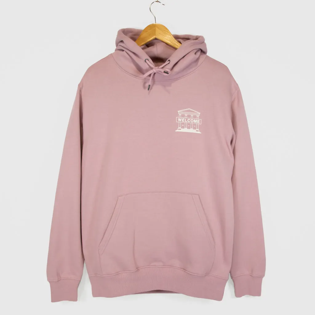 Welcome Skate Store - Millennium Pullover Hooded Sweatshirt - Dusty Pink