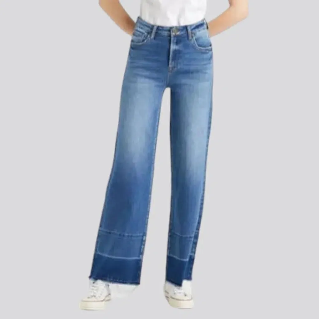 Whiskered jeans
 for women