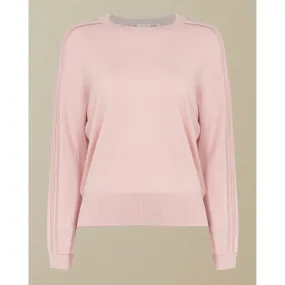 Women Maaree-Wh2W-Ski Style Knitted Jumper - Pl-Pink