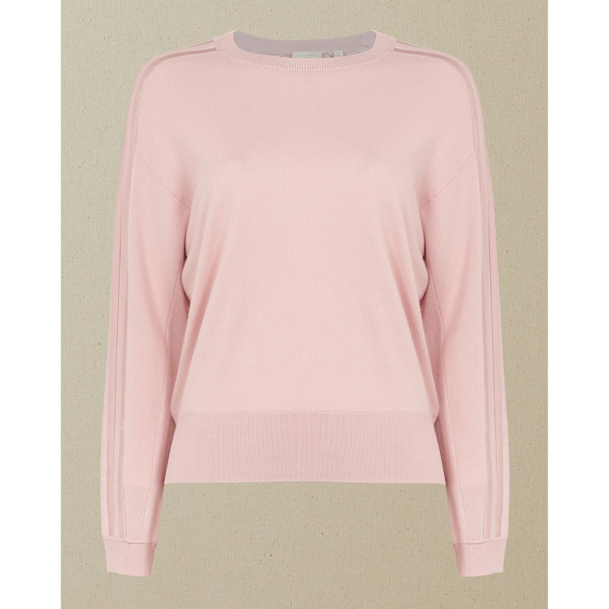 Women Maaree-Wh2W-Ski Style Knitted Jumper - Pl-Pink