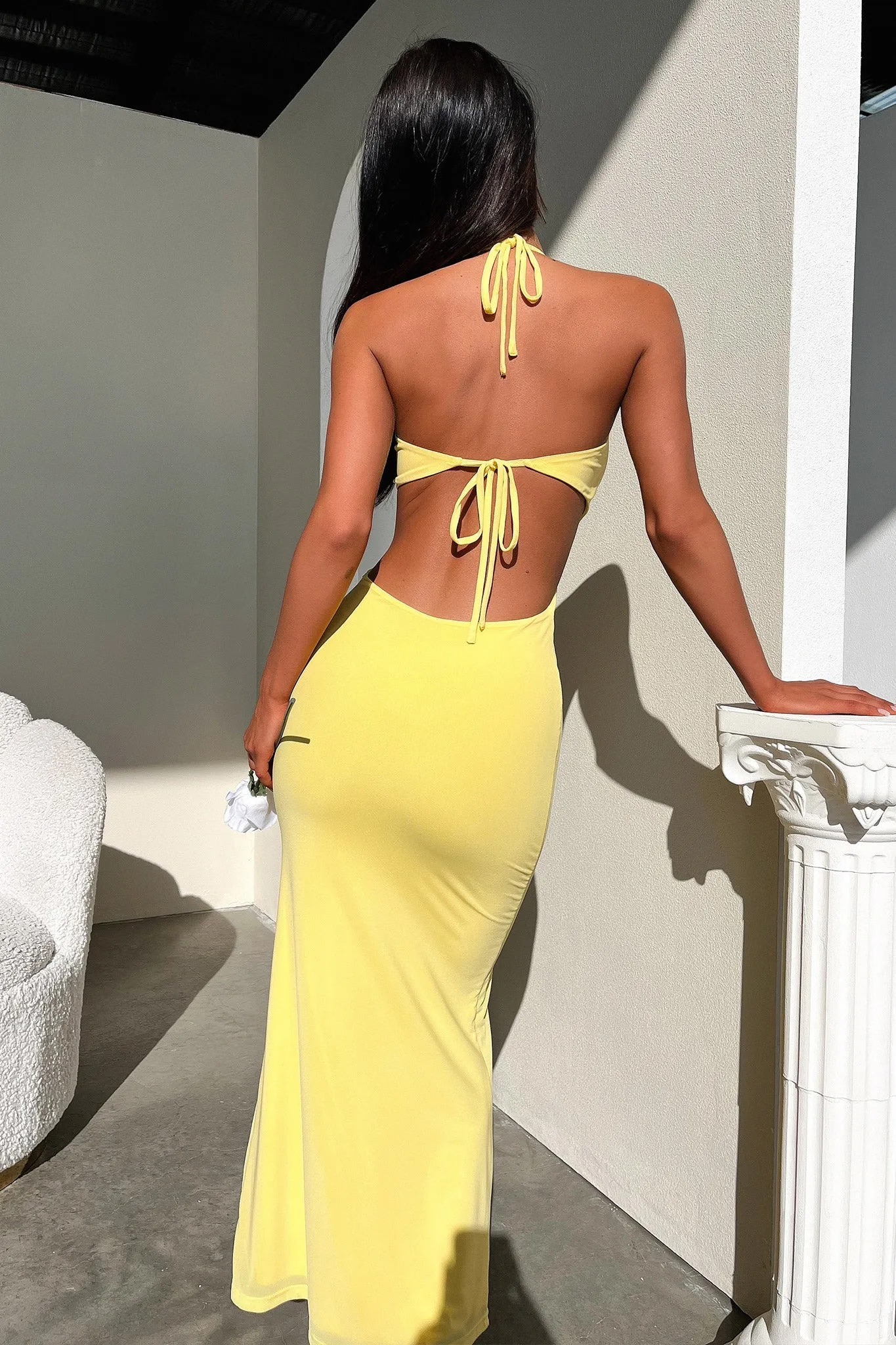 Zaric Maxi Dress - Yellow