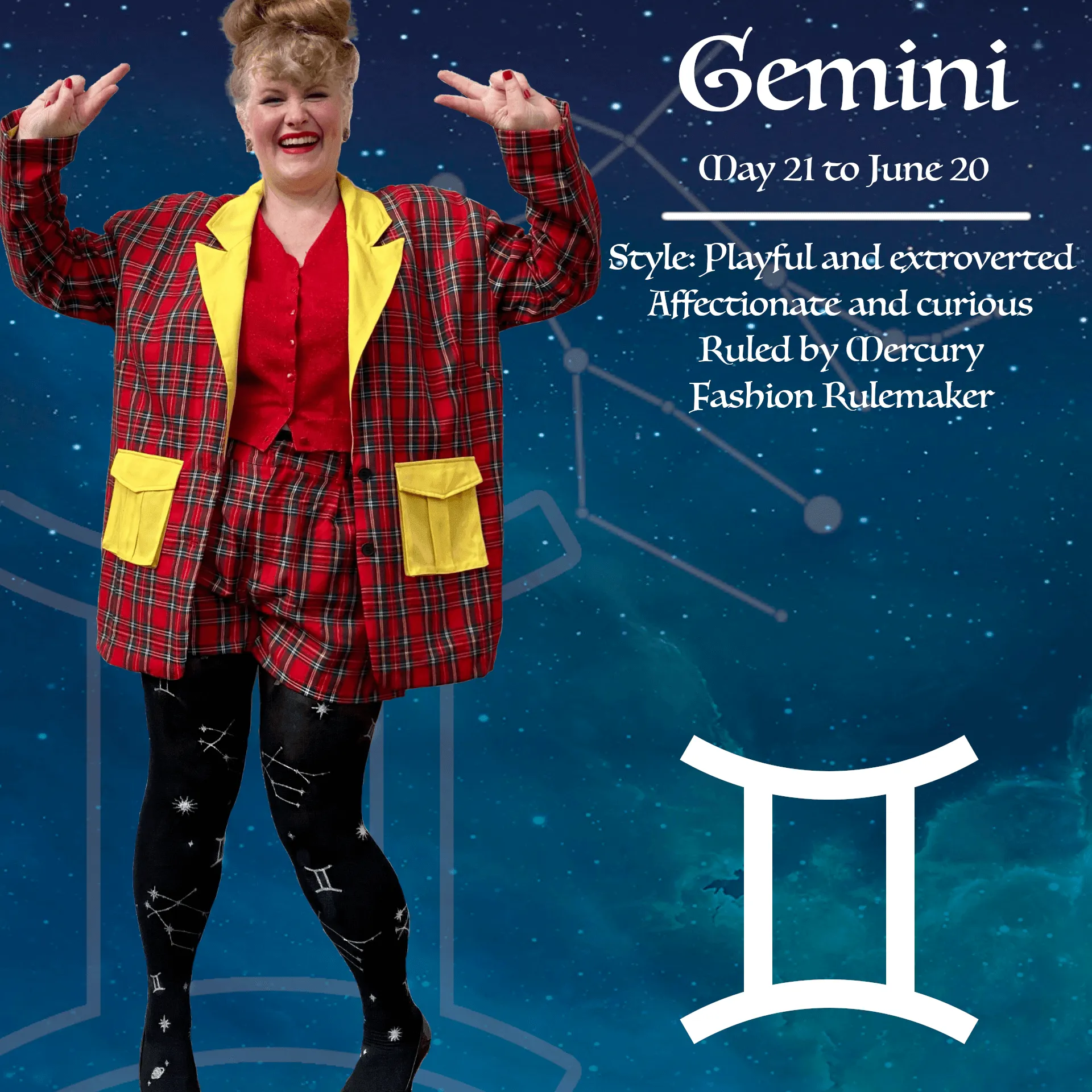 Zodiac Strumpfhosen - Gemini